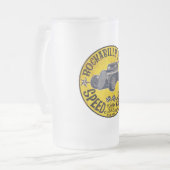 ロカビリーの速度の店 フロストグラスビールジョッキ (正面左)