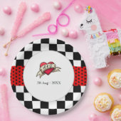 ロカビリーウェディング ペーパープレート (パーティー)