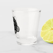 ロカビリーガレージピンアップガール ショットグラス (右)