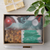 ロカビリークリスマスガールデクページ紙 薄葉紙 (ギフト)