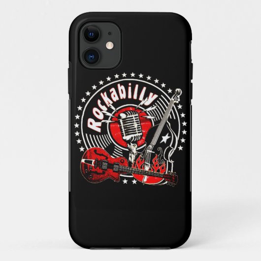 ロカビリーケース Case-Mate iPhoneケース (裏面)