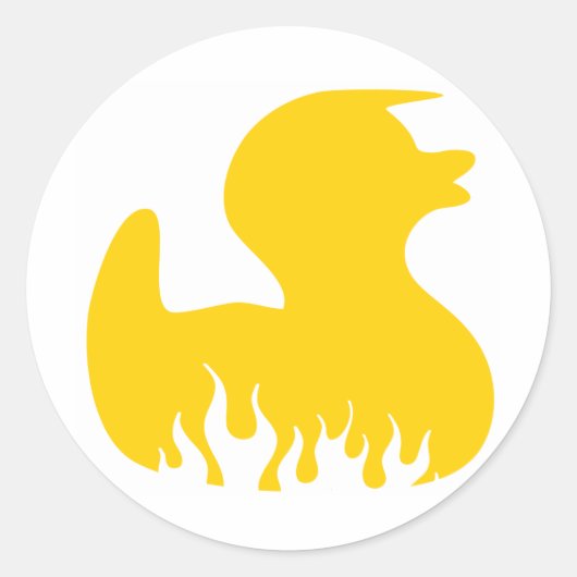 ロカビリーゴムダッキー ラウンドシール (正面)