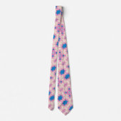 ロカビリーサテンスターフーラードパターン ネクタイ (裏面)