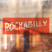 ロカビリーシースルー窓のフロントスティック ウィンドウサイン (シート2)