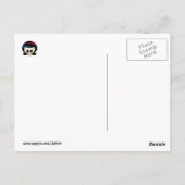 ロカビリースカルパターン ポストカード (裏面)