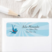 ロカビリータトゥースワローバードラベル ラベル (インサイチュ)