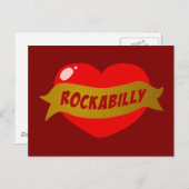 ロカビリータトゥーハート ポストカード (正面/裏面)