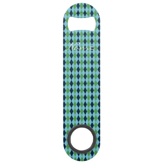 ロカビリーダイヤモンドプレイドサンダー_コーブ スピード栓抜き (正面)