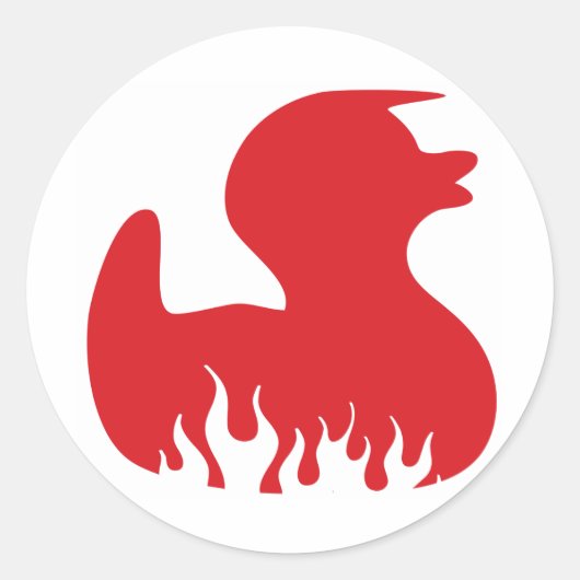 ロカビリーダック ラウンドシール (正面)