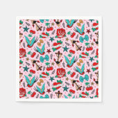 ロカビリーナプキン スタンダードカクテルナプキン (正面)