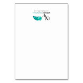 ロカビリーハート及びバラ座席表 テーブルナンバー (裏面)