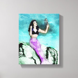 ロカビリーマーメイドプリント キャンバスプリント