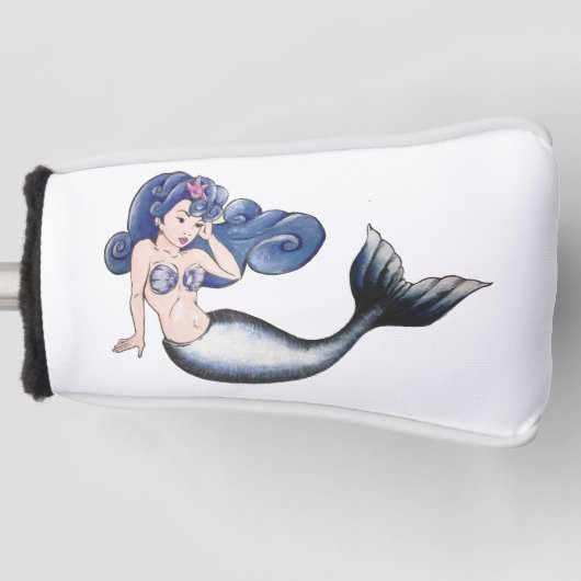 ロカビリーマーメイド ゴルフヘッドカバー (正面)