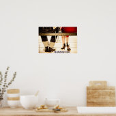 ロカビリーラブポスター ポスター (キッチン)