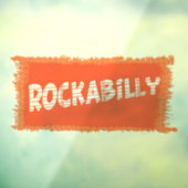 ロカビリーリップのシースルー窓のバックスティック ウィンドウサイン (シート3)