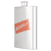 ロカビリーリップ付きステンレス鋼フラスコ フラスク (左)