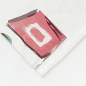 ロカビリーヴィンテージクリスマスブランケット フリースブランケット (角)