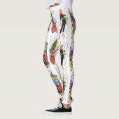 ロカビリーヴィンテージクリスマスレギンス レギンス (左)