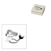 ロカビリー人魚 ラバースタンプ (押印)