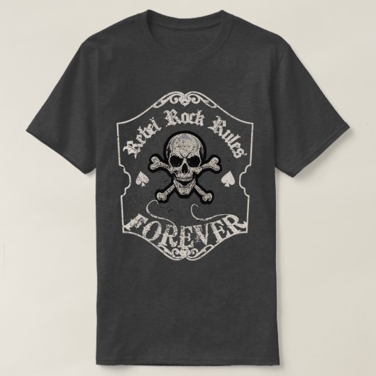 ロカビリー反乱者 Tシャツ (デザイン正面)
