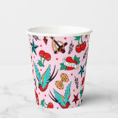 ロカビリー紙カップ 紙コップ (裏面)