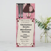 ロカビリー結婚の場合、4x9.25で日付を保存 セーブザデート (スタンド正面)