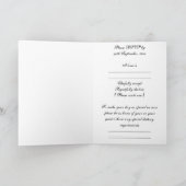 ロカビリー結婚ズ、RSVP 招待状 (内部)