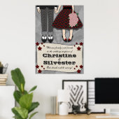 ロカビリー結婚・披露宴歓迎ポスター ポスター (ホームオフィス)