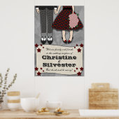 ロカビリー結婚・披露宴歓迎ポスター ポスター (キッチン)