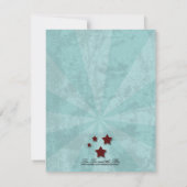 ロカビリー結婚, 4.25 x 5.5結婚's 招待状 (裏面)