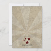 ロカビリー結婚、5x7結婚's 招待状 (裏面)