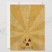 ロカビリー結婚、6.5x8.75結婚s 招待状 (裏面)