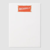 ロカビリー裂け白いベリリウム紙 ベラム紙招待状 (正面)