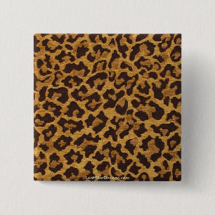 ロカビリーrab leopardプリントギフト&収集品 缶バッジ