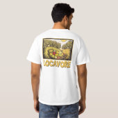 ロカボロの遅い食物 Tシャツ (裏面フル)