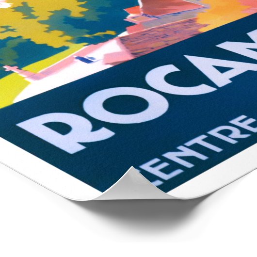 ロカマドゥールフランスヴィンテージ旅行ポスター ポスター (角)