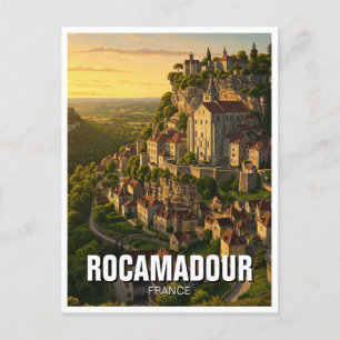 ロカマドゥールフランス旅行 ポストカード