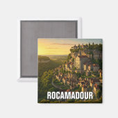 ロカマドゥールフランス旅行 マグネット (正面/裏面)