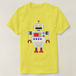 ロカラフルボット玩具：図形モダンイラストレーション Tシャツ