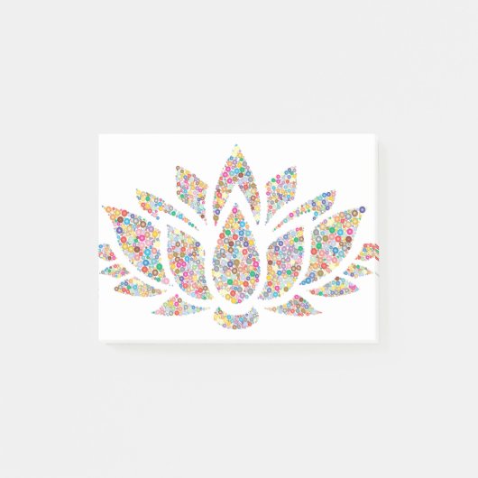 ロカラフルータスフラワー ポストイット (正面)