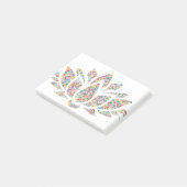 ロカラフルータスフラワー ポストイット (アングル)