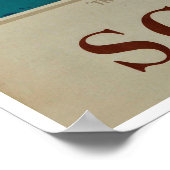 ロカルシュヴィンテージ旅行ポスターのスコットランドカイル ポスター (角)