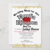 ロカ チンゴーナ チョラ 誕生日パーティー招待状 招待状 (正面)