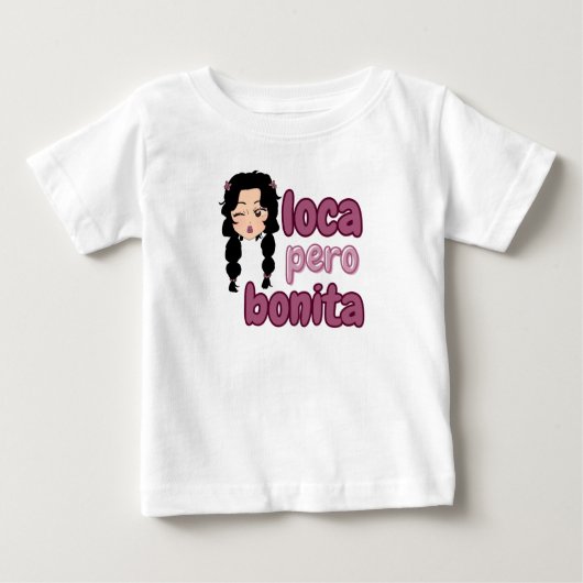 ロカ ペロ ボニータ ベビーTシャツ (正面)