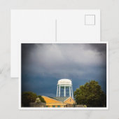 ロガンビルGA給水塔と墓地 | ドラマチックな景色 ポストカード (正面/裏面)