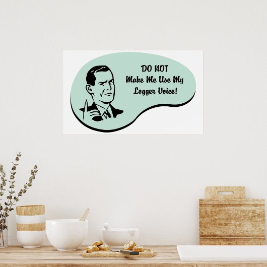 ロガー音声 ポスター (キッチン)