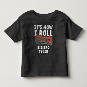 ロガーLumberjack転がトラックカーのカスタム方法 トドラーTシャツ