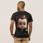 「ロキのパワー:スーパーヒーローアニメーションTシャツ」 Tシャツ (裏面フル)