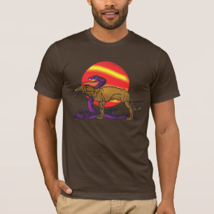 ロキのヘビ、オオカミおよび太陽のバイクもしくは自転車に乗る人の子供 Tシャツ