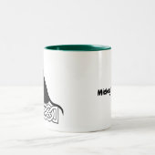 ロキの仲間:ビーグル・ミッキー・ブラック ツートーンマグカップ (中央)